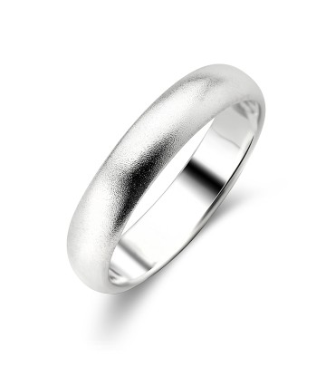 Silver Rings Bend Matt CSR-R4-02